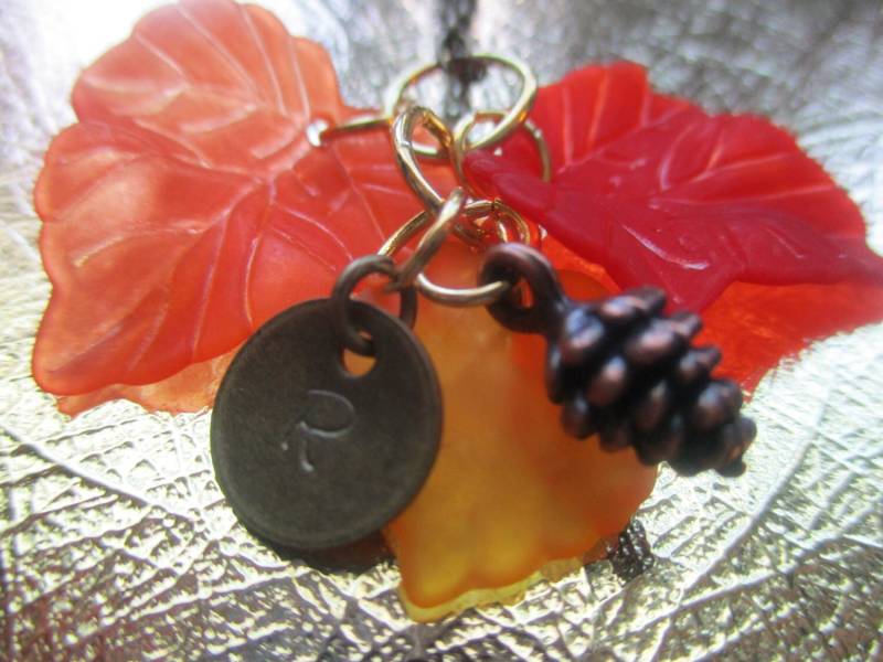 Herbst Blatt Halskette, Maple Leaf Kette Halskette Schmuck - Thanksgiving von NoahSiannahBeadMine