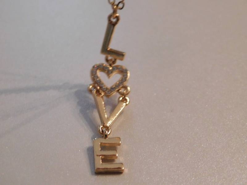 Rose Gold Liebe Drop Halskette Dangle Personalisierte Schmuck Zitat Liebhaber von NoahSiannahBeadMine