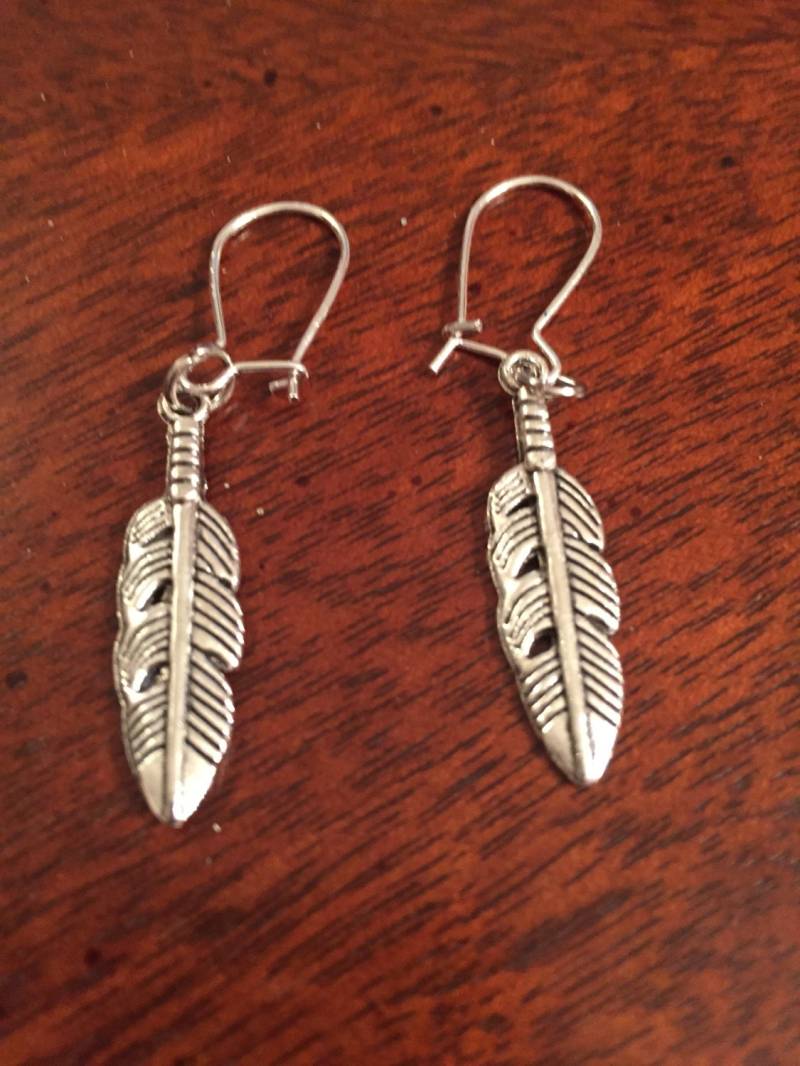 Silber Ohrringe Eleganter Schmuck, Blatt Womens Accessoires, Vintage Valentinstag Geschenk von NoahSiannahBeadMine