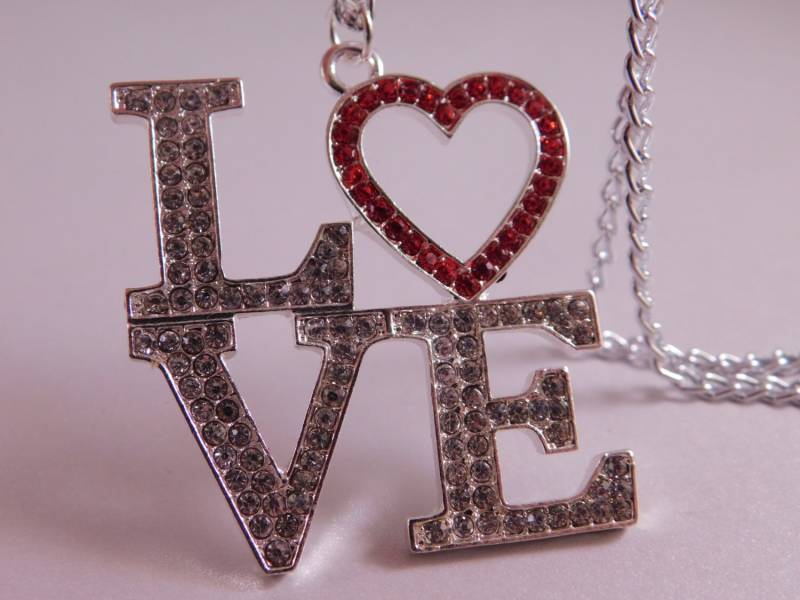 Valentine Halskette Liebe Zitat Silberschmuck Zitieren Herz Schmuck von NoahSiannahBeadMine