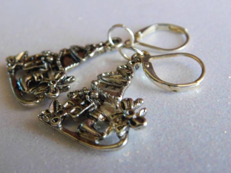 Weihnachtsbaum Ohrringe Geschenk Schmuck Urlaub Weihnachten Baum von NoahSiannahBeadMine