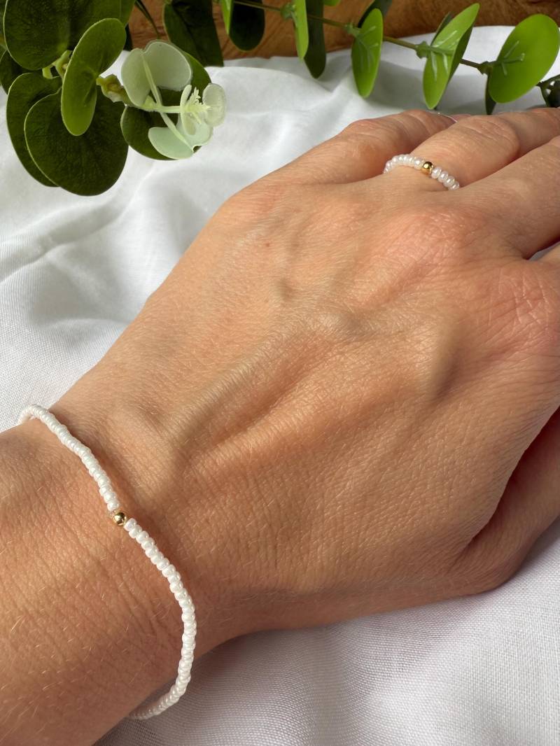 Feines Perlenarmband I Brautschmuck Jga Armband Hochzeitsschmuck Zur Hochzeit von Noanelli