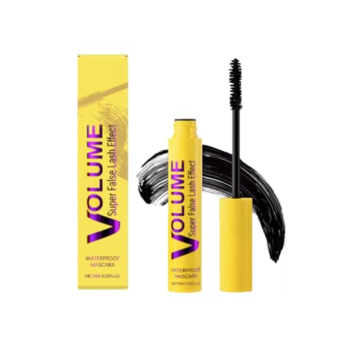 Noaxylic Mascara,Schwarze Wasserfeste Wimperntusche, Volume und Definition Maskara，Curling Volumen-Effekt mit Langem Halt, Vegan und Tierversuchsfrei, für Definition,Intensive Farbe Wimpernstyling von Noaxylic