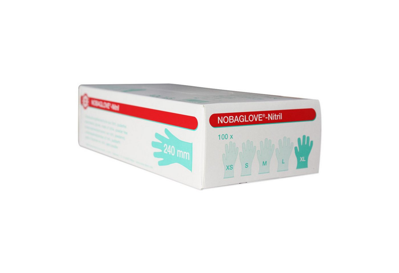 Nobamed Einweghandschuhe NOBA Nobaglove Nitrilhandschuhe puderfrei weiß 100 Nobamed Einweghandschuhe NOBA Nobaglove Nitrilhandschuhe puderfrei weiß 100 von Nobamed