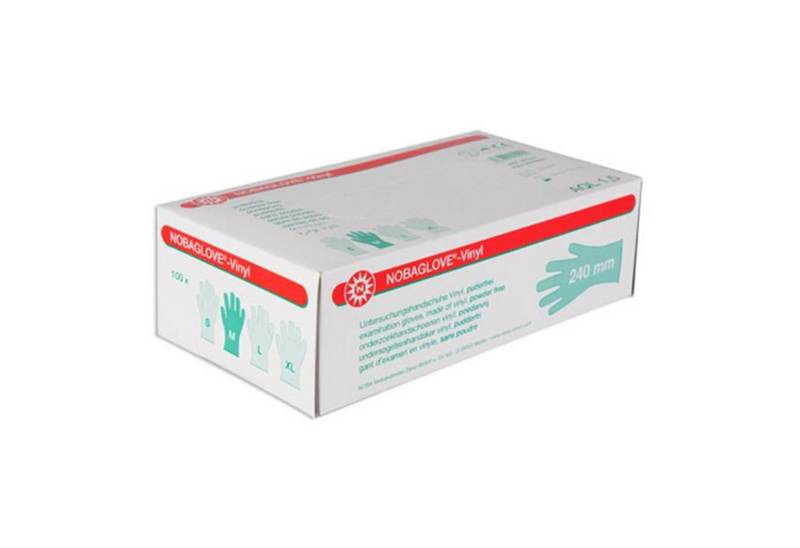 Nobamed Einweghandschuhe NOBA Nobaglove Vinyl Einmalhandschuhe puderfrei von Nobamed