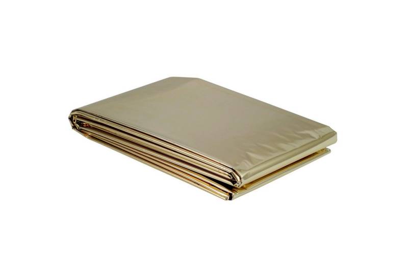 Nobamed Erste-Hilfe-Set 100 x NOBA Rettungsdecke Erwachsene 160 x 210 cm Gold/Silber von Nobamed