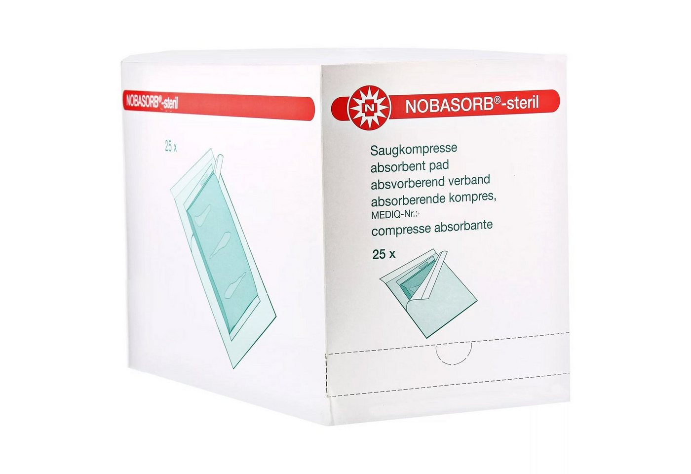 Nobamed Wundpflaster Nobasorb® steril - 20 cm x 20 cm von Nobamed