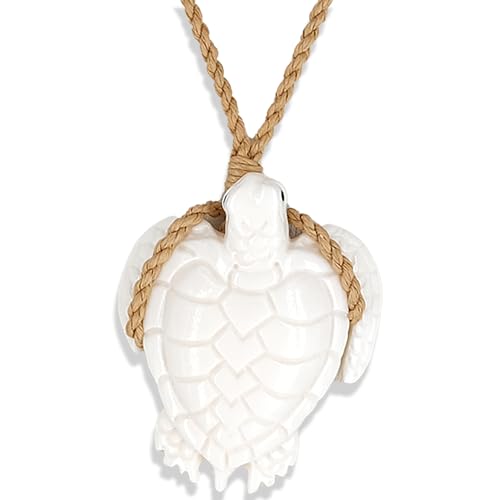 Nobel Surferkette Horn Turtle Rockabilly Hawaii-Kette Männer Frauen SCHMUCK von Nobel