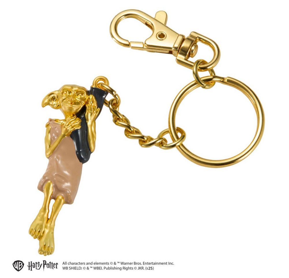 Noble Collection Schlüsselanhänger Harry Potter Metall Schlüsselanhänger Dobby goldfarben 11 cm von Noble Collection