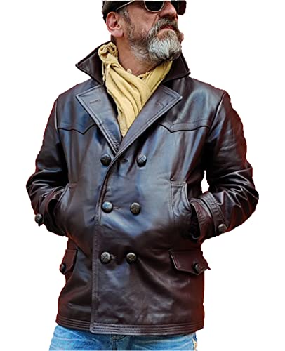 Noble House Herren 20er Jahre Hilbert Lederjacke braun Motorrad Jacke (as3, alpha, l, regular, regular) von Noble House