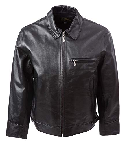 Noble House Herren Lederjacke Highway Motorradjacke Bikerjacke echt Pferdeleder (S) von Noble House