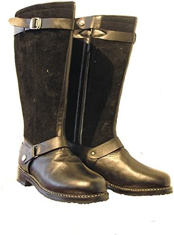 Noble House Luftwaffen Fliegerstiefel aus Leder in schwarz (numeric_43) von Noble House