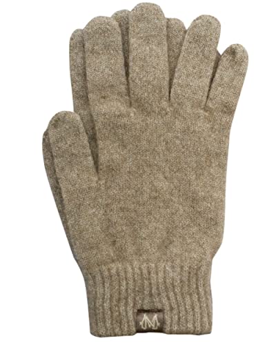 Noble Wilde, Possum Damen/Herren Fingerhandschuhe, 40% Possum, 53% Wolle, 7% Seide (Oyster, L) von Noble Wilde