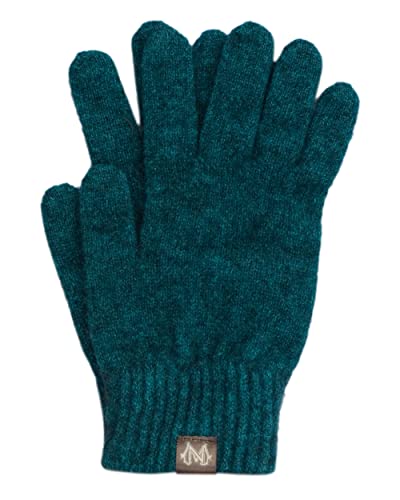 Noble Wilde, Possum Damen/Herren Fingerhandschuhe, 40% Possum, 53% Wolle, 7% Seide (Paua, XL) von Noble Wilde