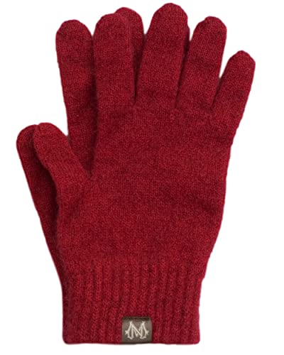 Noble Wilde, Possum Damen/Herren Fingerhandschuhe, 40% Possum, 53% Wolle, 7% Seide (Poppy, L) von Noble Wilde