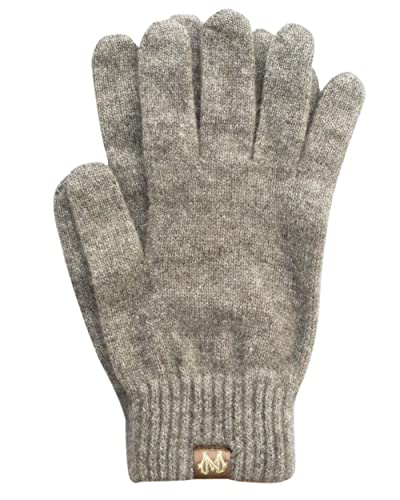 Noble Wilde, Possum Damen/Herren Fingerhandschuhe, 40% Possum, 53% Wolle, 7% Seide (Shale, M) von Noble Wilde