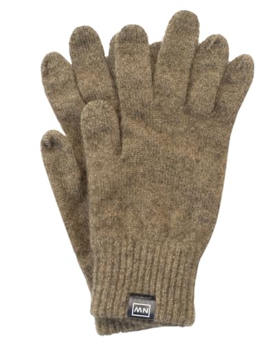 Noble Wilde, Possum Damen/Herren Fingerhandschuhe, 40% Possum, 53% Wolle, 7% Seide | Latte Gr. L von Noble Wilde