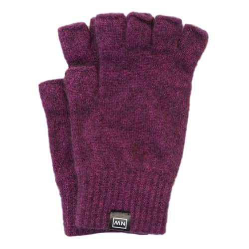 Noble Wilde, Possum Damen/Herren Handschuhe ohne Finger, 40% Possum, 53% Wolle, 7% Seide | Twilight, Gr. M von Noble Wilde