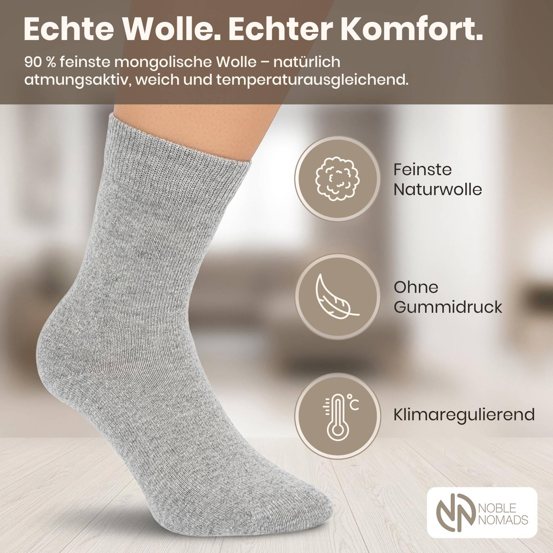 Dünne Und Warme Schafwollsocken Aus Der Mongolei - Edelsocken Dünn. Nachhaltigste Wolle Die Wärmsten Socken von NobleNomadsShop