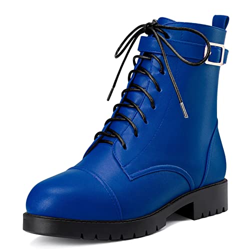 NobleOnly Damen Niedrige Chunky Blockabsatz Absatz Heel Runde Zehenkappe Schnüren Schnürung Reißverschluss Stiefeletten Büroschuhe Klassisch Schuhe Königsblau 39 EU NobleOnly Damen Niedrige Chunky Blockabsatz Absatz Heel Runde Zehenkappe Schnüren Schnürung Reißverschluss Stiefeletten Büroschuhe Klassisch Schuhe Königsblau 39 EU von NobleOnly