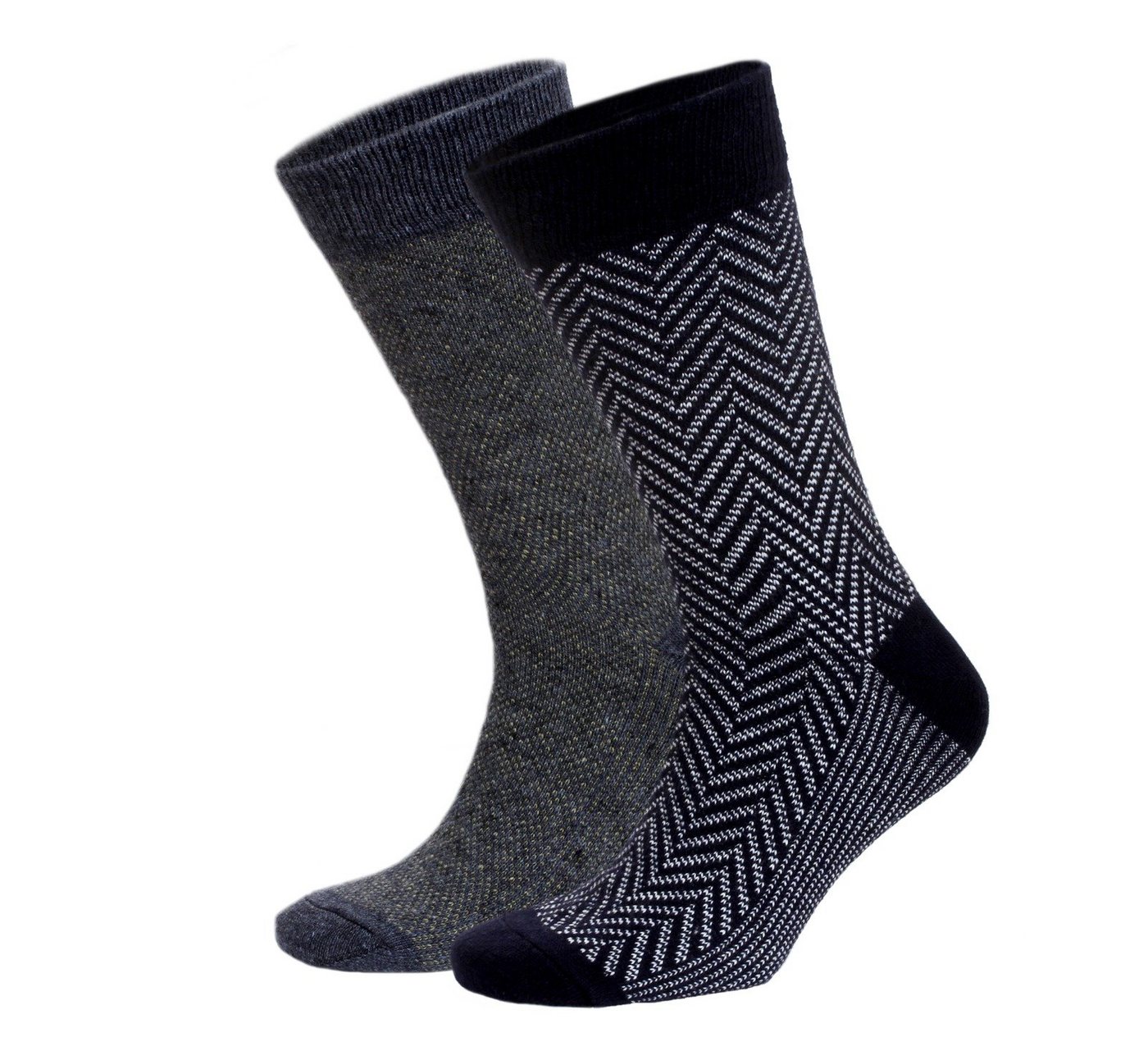 NoblesBox Norwegersocken Herren Wollsocken (Beutel, 2-Paar, 40-44 EU Größe) Herren Warme Socken, Herren Arbeitssocken von NoblesBox