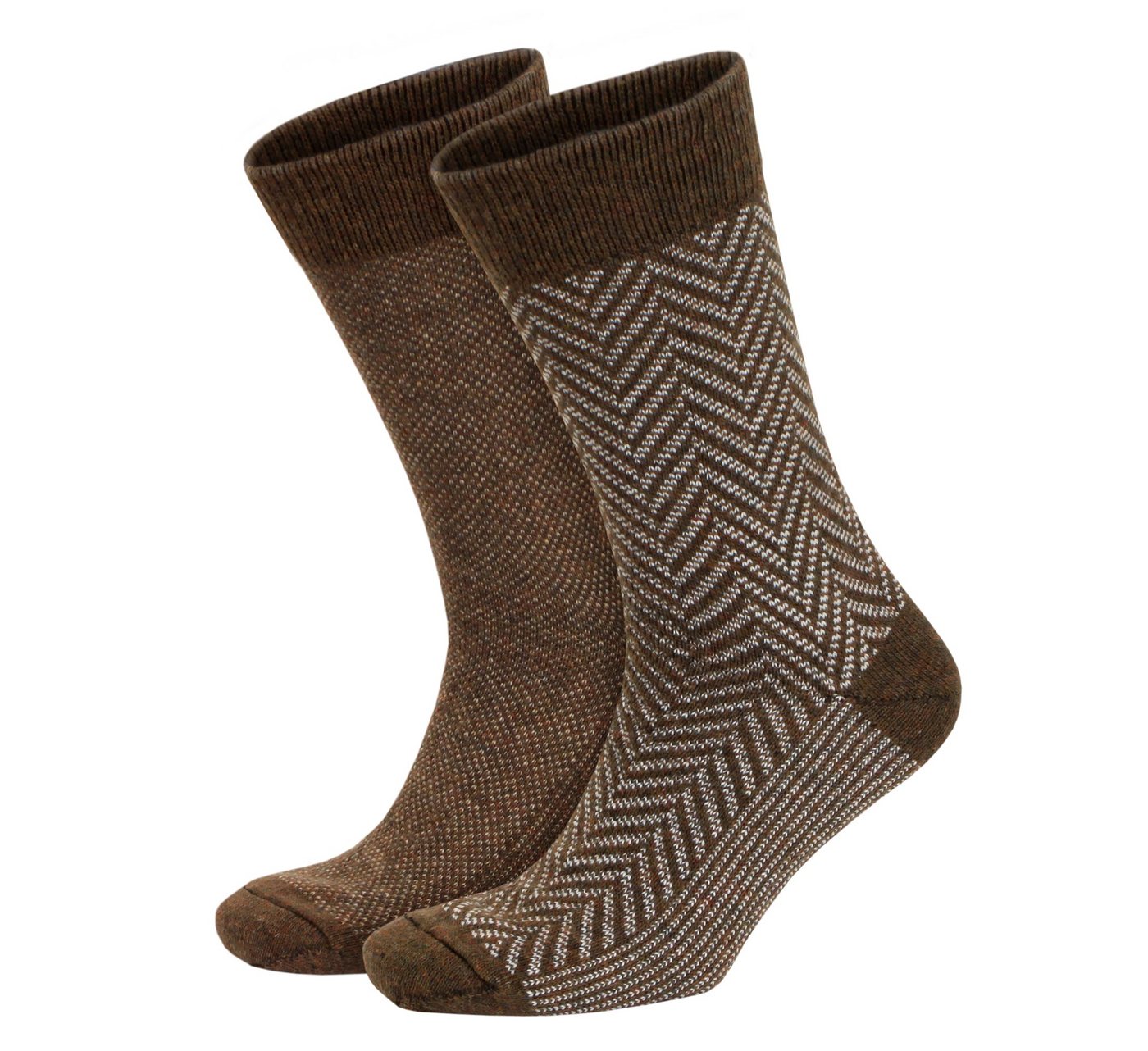 NoblesBox Norwegersocken Herren Wollsocken (Beutel, 2-Paar, 40-44 EU Größe) Herren Warme Socken, Herren Arbeitssocken von NoblesBox