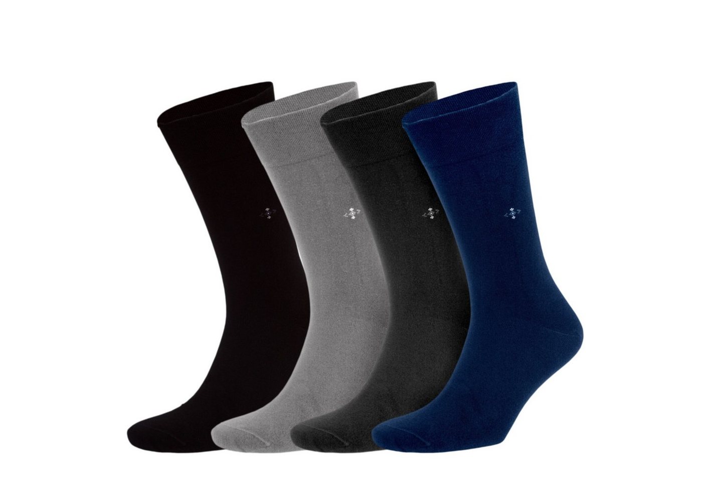 NoblesBox Socken Damen und Herrensocken (Box, 4-Paar, 40-46 EU Größe) Arbeitssocken, Bambussocken von NoblesBox