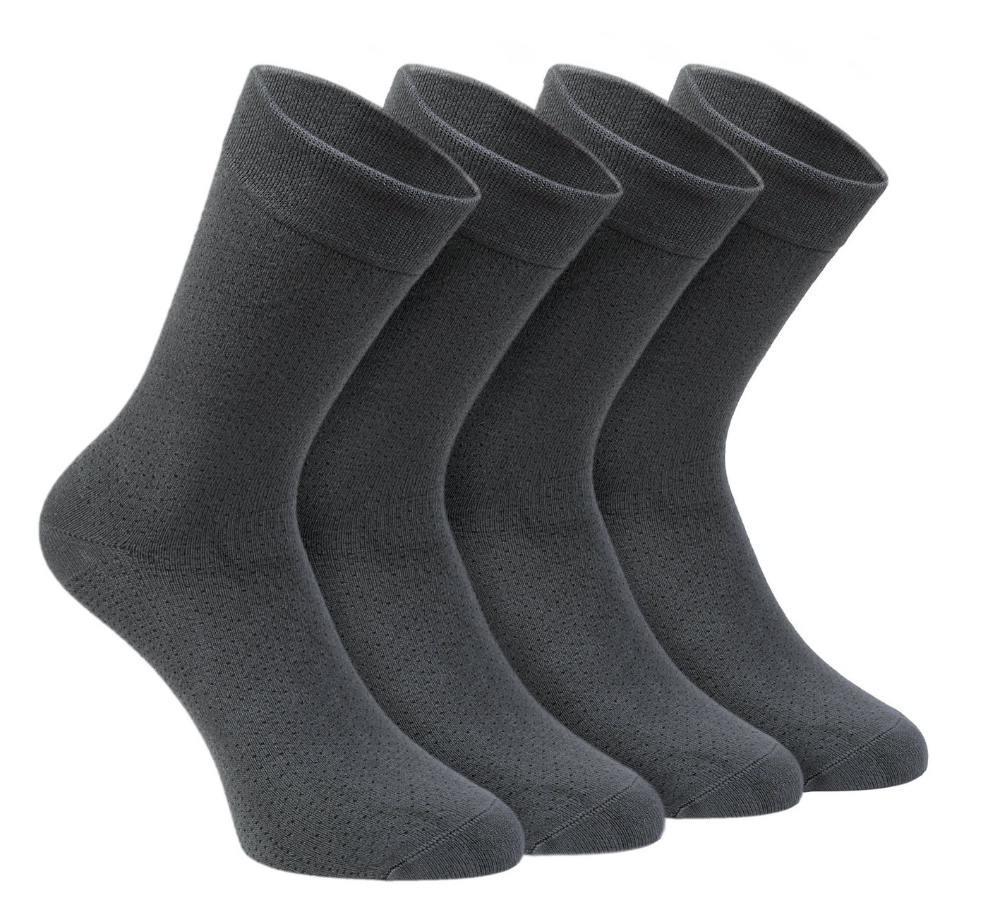 NoblesBox Socken Damen und Herrensocken (Box, 4-Paar) Arbeitssocken, Bambussocken von NoblesBox