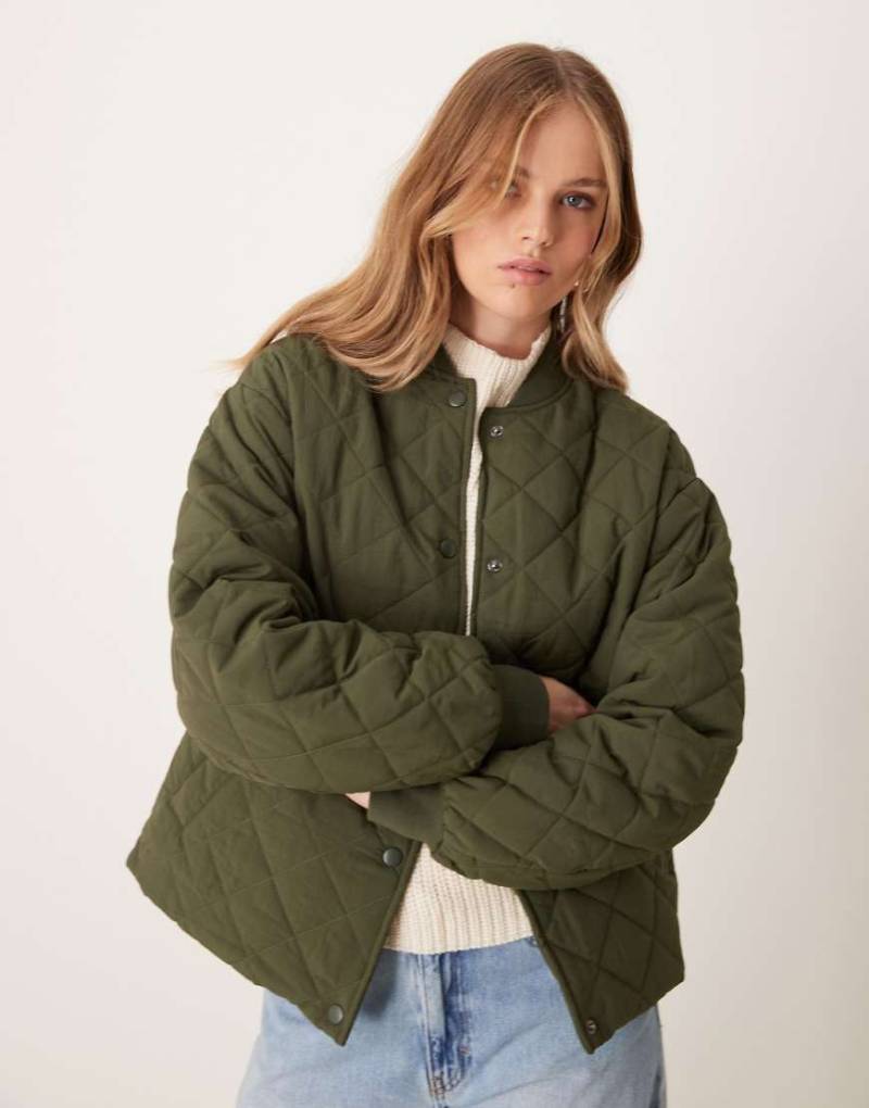 Nobody's Child - Bailey - Bomberjacke in Khaki-Grün von Nobody's Child