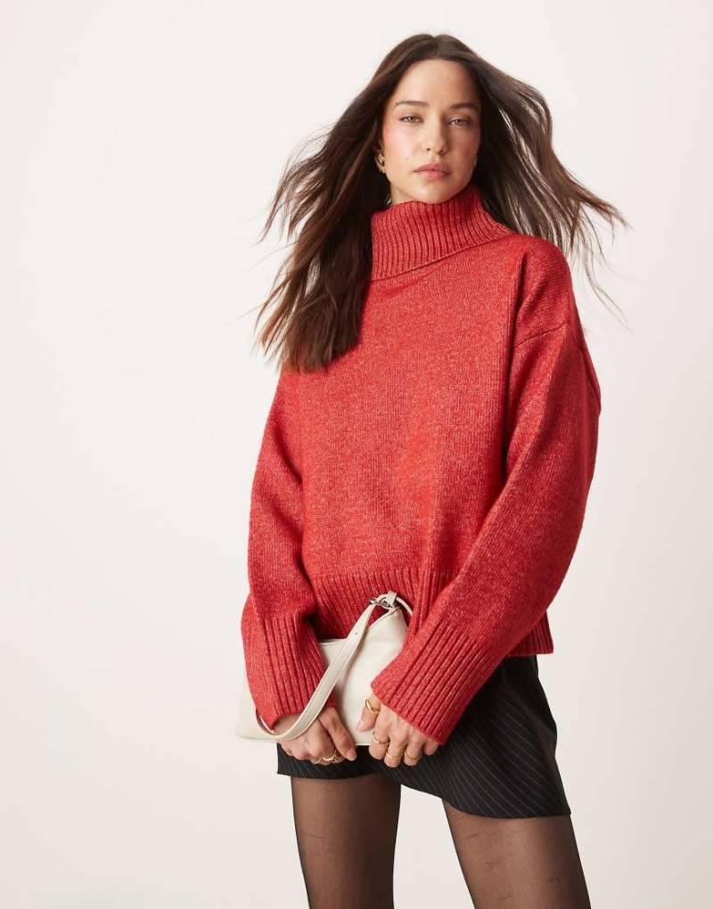 Nobody's Child - Rollkragenpullover in Rot von Nobody's Child