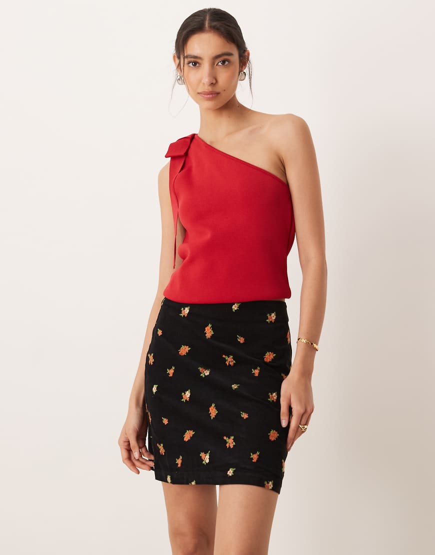 Nobody's Child - Stockholm - Bestickter Rock in Schwarz-Grün von Nobody's Child