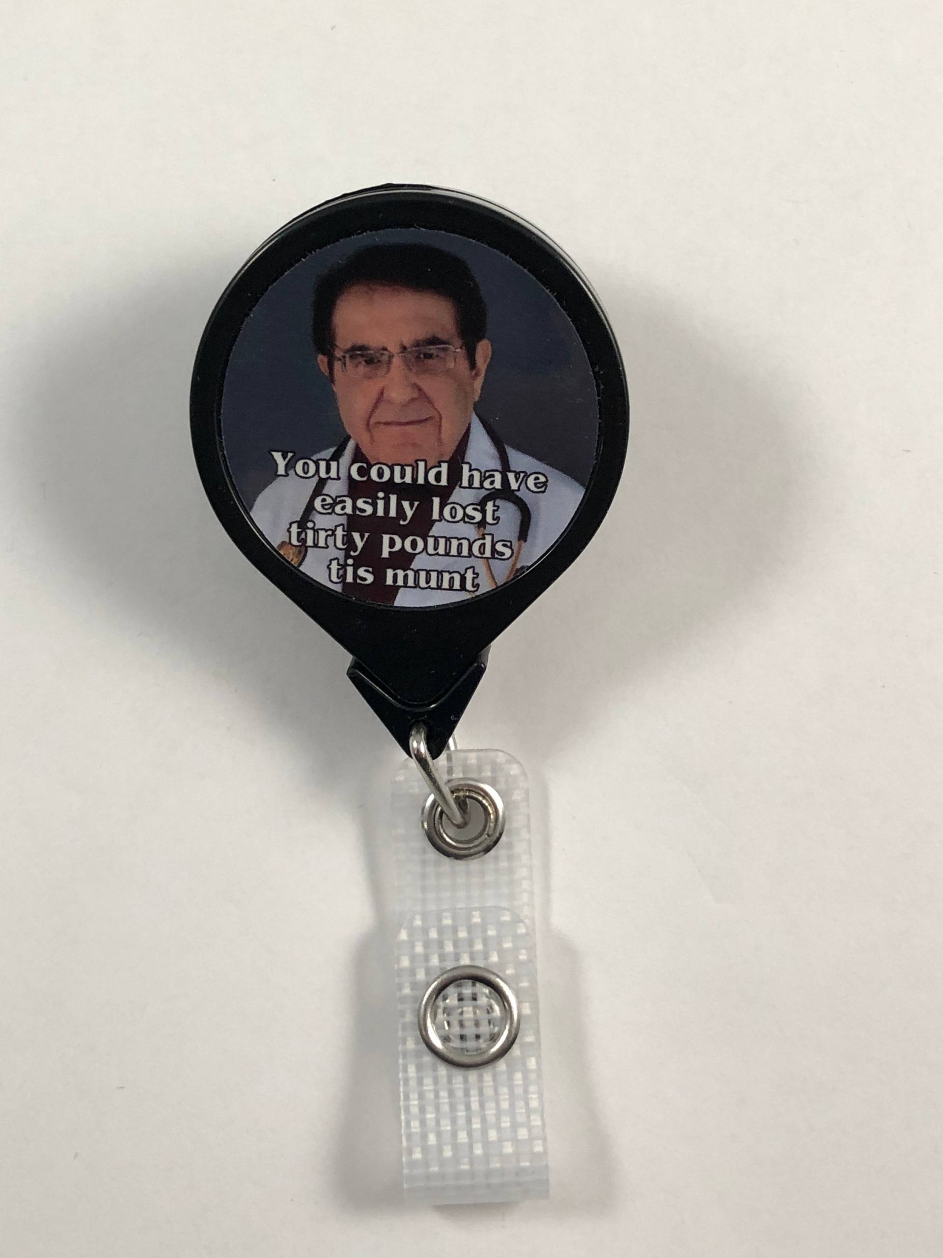 Meine 600 Pfund. Life Dr. Nowzaradan Jumbo Einziehbare Rolle "Tirty Pounds Tis Munt" von Nobsbuttonsdotcom