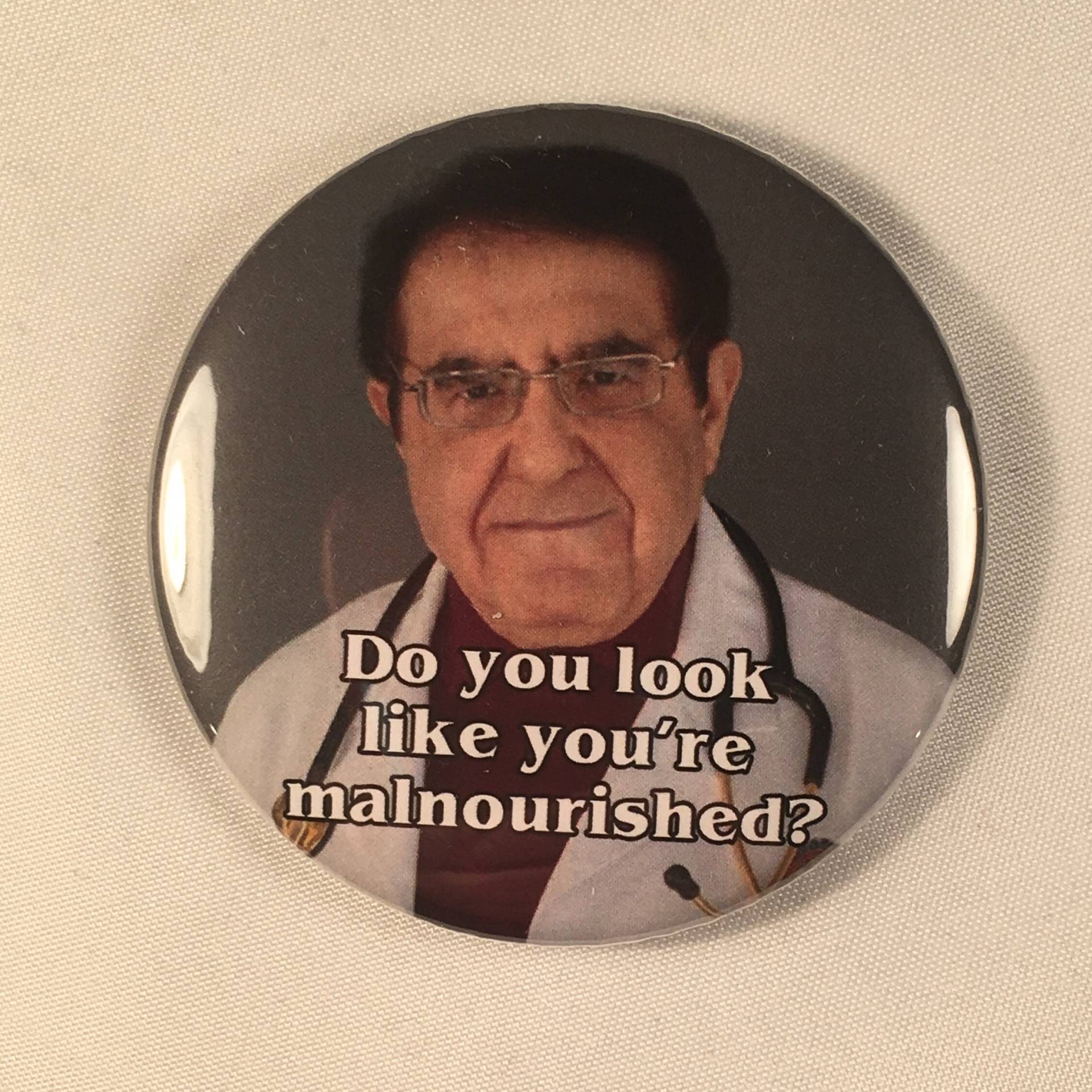 Meine 600 Pfund. Life Dr. Nowzaradan Kühlschrankmagnet Diät Hilfe - Sehen Sie Aus Wie Unterernährt? von Nobsbuttonsdotcom