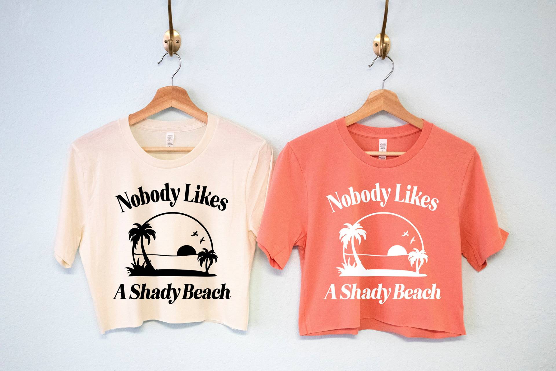 Nobody Likes A Shady Beach Shirt, No One Likes A Shady Crop Top Urlaubshemden Für Frauen, Frauen Strandhemden, Urlaubskleidung von NobullWomanApparel