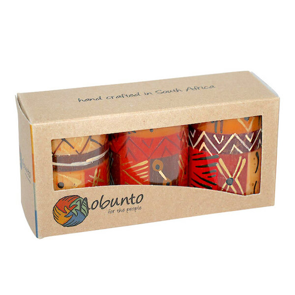 Nobunto Kerzen Geschenksets - 3 x Stumpenkerze 5x7cm - Viele Designs Nobunto Kerzen Geschenksets - 3 x Stumpenkerze 5x7cm - Viele Designs von Nobunto