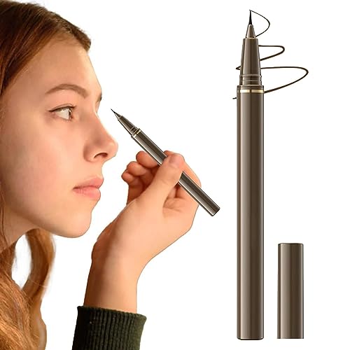 Flüssige Eyeliner für Frauen | Langlebiger Augenstift | Eye Makeup Flüssiger Eyeliner, Flüssiger Eyeliner mit ultrafeiner Spitze, Flüssiger Augenbrauenstift für den perfekten Cat Eye Liner Nocapam von Nocapam