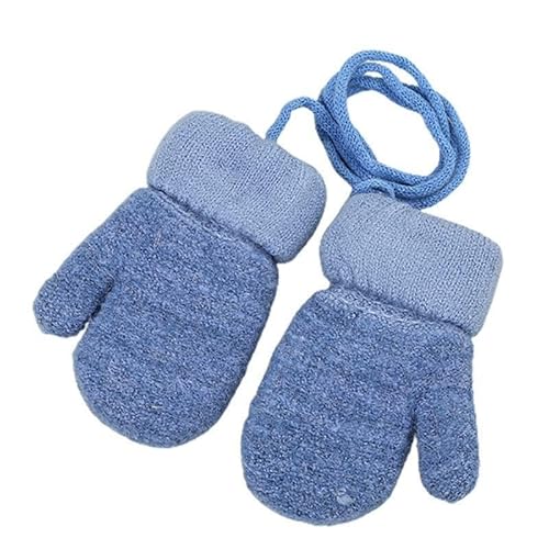 NociHah Unisex Kinder Fäustlinge mit Daumen aus Microfleece, mit Klettverschluss Handschuh Alter Von 1-5 von NociHah