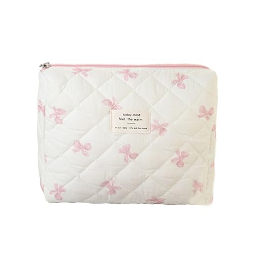 Kosmetiktasche Kulturbeutel Make Up Tasche, schminktasche Kulturtasche Damen mit Blumenmuster, Tragbare Schminktasche Makeup Bag für Alltag und Reisen (07) von Nocyclonic