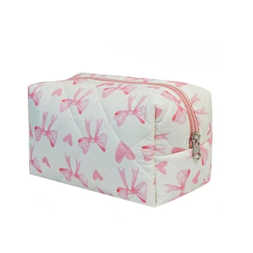 Kosmetiktasche Kulturbeutel Make Up Tasche, schminktasche Kulturtasche Damen mit Blumenmuster, Tragbare Schminktasche Makeup Bag für Alltag und Reisen (25) von Nocyclonic