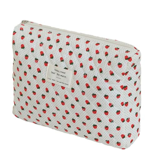 Kulturtasche Damen Makeup Bag schminktasche Kulturtasche Damen mit Blumenmuster, Kulturbeutel Make Up Tasche für Kosmetik Kosmetikartikel (U) von Nocyclonic