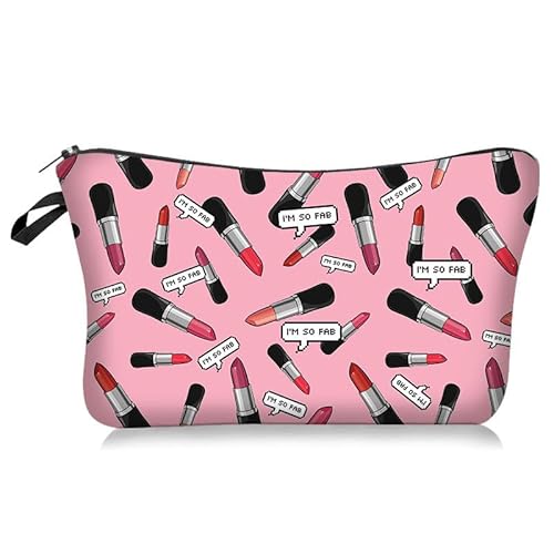 Make up Tasche mit Reißverschluss Kosmetiktasche Klein für Handtasche Multifunktionale Makeup Tasche mit Reißverschluss, Kosmetikzubehör-Organizer (A) von Nocyclonic