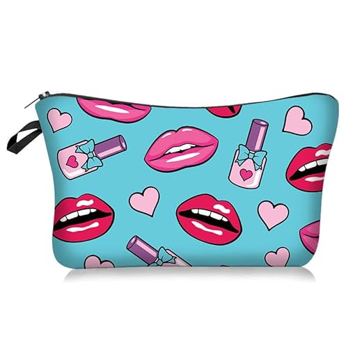 Make up Tasche mit Reißverschluss Kosmetiktasche Klein für Handtasche Multifunktionale Makeup Tasche mit Reißverschluss, Kosmetikzubehör-Organizer (B) von Nocyclonic