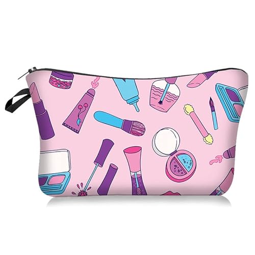 Make up Tasche mit Reißverschluss Kosmetiktasche Klein für Handtasche Multifunktionale Makeup Tasche mit Reißverschluss, Kosmetikzubehör-Organizer (G) von Nocyclonic
