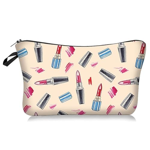 Make-up Taschen Kosmetiktasche Klein für Handtasche Multifunktionale Organizer für Damen Mädchen Reise Geldbeutel (D) von Nocyclonic