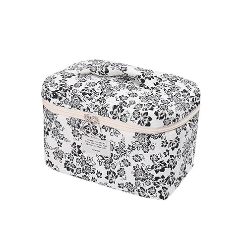 Must Haves clean Girl clean Girl Must Haves Make-up-Tasche sauberes Mädchen Gesteppte kulturbeutel Make up 0rganizer Kosmetiktasche kulturtasche Damen für Damen und Mädchen (V) von Nocyclonic