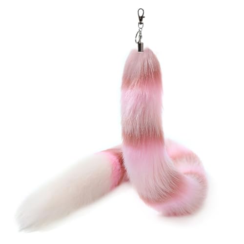 Nocyclonic Therian Tail aus Kunstfell, 80cm Furry Fake Fox Tails Keychain, Fuchsschwanz AnhäNger, Fell Schwanz Keychain, Tierschwanz Anhänger für Tasche Cosplay Zubehör Charme Nocyclonic Therian Tail aus Kunstfell, 80cm Furry Fake Fox Tails Keychain, Fuchsschwanz AnhäNger, Fell Schwanz Keychain, Tierschwanz Anhänger für Tasche Cosplay Zubehör Charme von Nocyclonic