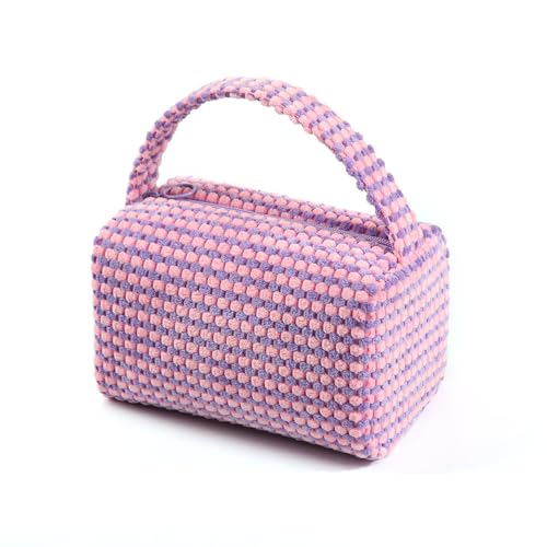 Travel Cosmetic Bag, Toiletry Bag Freizeit Kissen Make-up Tasche Kosmetiktasche Frauen Reise-Toilettentasche Mode Blumenmuster gesteppte große Kapazität weiche Baumwolle Kosmetiktasche (A) von Nocyclonic