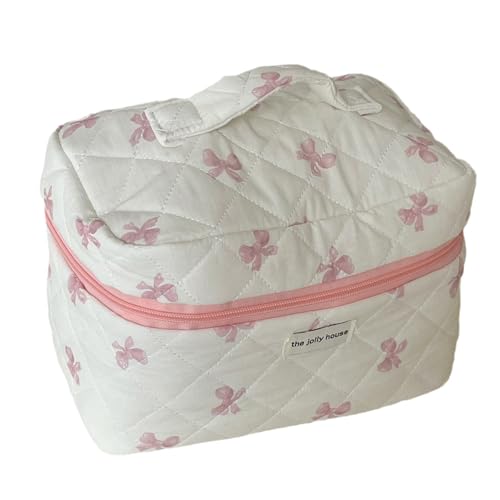 Women's Toiletry Bag with Floral Pattern, Cosmetic Bag, Large Capacity, Makeup Bag, Wash Bag for Children, Girls, Men (1) von Nocyclonic