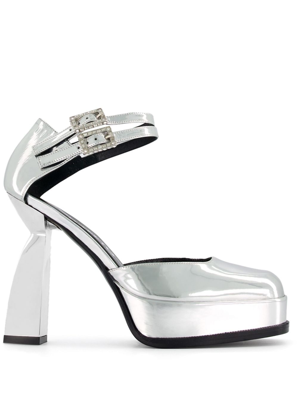 Nodaleto Angel Y Pumps 120mm - Silber von Nodaleto