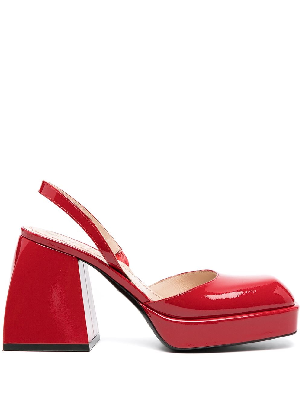 Nodaleto Pumps aus Lackleder - Rot von Nodaleto